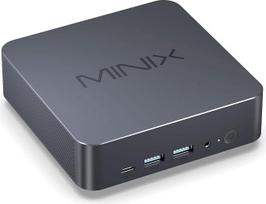 MINIX NGC N512 mini kompiuteris su „Windows 11 Pro“, „Intel i5-12600H“, 512GB M.2 PCIe 4.0 x 4 SSD, 16GB DDR5 atminties, mikro stalinis kompiuteris, keturių ekranų palaikymas / TB4 (8K) / 2xHDMI / USB-C / dvigubas LAN, skirtas verslui, namų biurui ir da