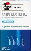 MINOXIDIL DoppelherzPharma 50 mg/ml (5 %) tirpalas odai - vaistas vyrų plaukų slinkimui gydyti - 3 x 60 ml