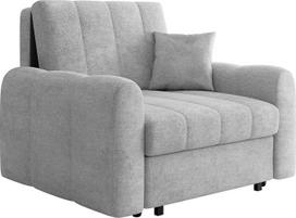 Mirjan24 „Viva Moon I“ sofa su miego funkcija, vienvietė miegamoji sofa su daiktų dėže, minkštoji sofa, miegamoji sofa/sof-lova, svetainės komplektas (Lumo 65)
