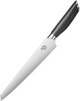 MITSUMOTO SAKARI 23 cm vienpusis nerūdijančio plieno duonos peilis
