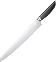MITSUMOTO SAKARI 30 cm dvigubo ašmenų nerūdijančio plieno duonos peilis