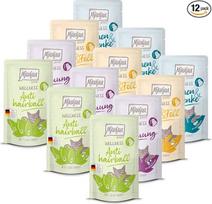 MjAMjAM Premium drėgnas ėdalas katėms - Wellness Feel-Good Pack Chicken, 12 vnt. (12 x 125 g), be grūdų, su papildoma mėsa