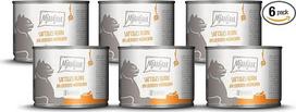 MjAMjAM – aukščiausios kokybės šlapias maistas katėms – sultinga vištiena su skaniomis morkomis, 6 vnt. pakuotė (6 x 200 g), be grūdų, su papildomu mėsos kiekiu