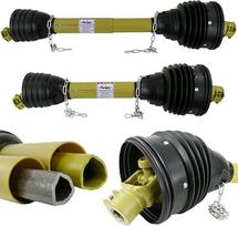 ML Plataus kampo kardaninis velenas 130 - 175 cm Kardaninis velenas 80° 780 NM 1 3/8 colio 6 dantys