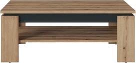 möbelando "Corte" kavos staliukas "Coast Evoke Oak Decor/Cosmos Grey" - 110 x 43 x 67 cm (plotis x aukštis x gylis)