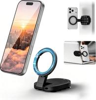 Mobiliojo telefono laikiklis su 18 siurbtukais, „3-in-1“ magnetinis laikiklis ir stovas