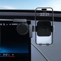 Mobiliojo telefono laikiklis, skirtas „BMW iX M60“ (2023–2026 m.) ir „IX I20“ (2023–2026 m.) automobiliams. Mobiliojo telefono laikiklis, skirtas „iPhone“, „Samsung“, „Android“ ir kitiems mobiliesiems telefonams