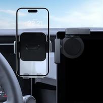 Mobiliojo telefono laikiklis, suderinamas su „Toyota RAV4“ (2023, 2024, 2025 m. modeliai), 10,5 colių, pasukamas 360°, atsegamas vienu mygtuku, 10,5 colių ekrano priedai, suderinami su „iPhone“ 12–17 serijomis ir kitais modeliais