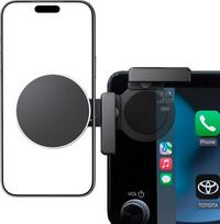 Mobiliojo telefono laikiklis, suderinamas su „Toyota RAV4“ (2023, 2024, 2025 m.) modeliais su 10,5 colių ekranu (magnetinis), skirtas „iPhone“ 12–17 serijos telefonams, su 360° pasukimo funkcija, N52 magnetinis laikiklis prietaisų skydeliui