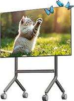 Mobilus televizoriaus stendas su didžiausiu 90 Zoll Bildschirm svoriu | Svoris iki 68 kg | VESA 900x600 mm P100