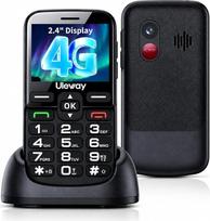 Mobilusis telefonas vyresnio amžiaus žmonėms be sutarties, 4G, dvi SIM kortelės, 2,4 colio didelis ekranas (gulsčioje padėtyje)