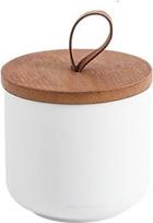Modernus keraminis indelis su dangteliu, cukrinė, kavos indelis, indelis kavos pupelėms, cukrui, arbatai, prieskoniams ir t. t. (baltas, 260 ml)