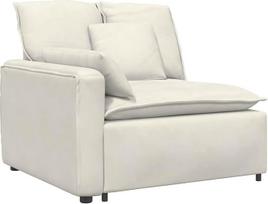 Modulinė sofa su porankiu - aksominis metalinis rėmas svetainei ir namų biurui - reguliuojamas montavimas Modelis4104406