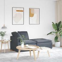 Modulinė tamsiai pilkos spalvos aksominė sofa su pufu, 2 dalių komplektas su pagalvėlėmis, tvirtas metalinis rėmas ir „Textilene“ sėdimosios dalys, užtikrinančios ilgalaikį komfortą, lankstiai konfigūruojama