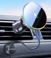 MOKPR „MagSafe“ automobilio laikikliui su įkrovimo funkcija, skirtas „MagSafe“ automobilio laikikliui