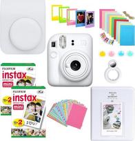 Momentinės fotografijos fotoaparato rinkinys su „Fujifilm Mini 12“ fotoaparatu, į kurį įeina „Mini 12“ dėklas, „Mini 12“ juostelės mini albumas, lipdukai juostelėms, spalvoti filtrai ir dar daugiau