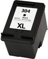 Mondo Stampa - HP304XL 304XL juodos spalvos atkurtos rašalo kasetės, suderinamos su HP DeskJet 3720,3730,3732 18ml N9K08AE