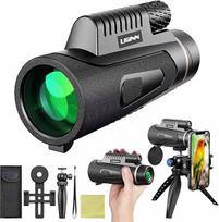 Monokuliarinis teleskopas „Monocular 12x50“ – suaugusiems skirtas monokuliaras su BAK4 prizmėmis ir FMC lęšiais, su išmaniojo telefono adapteriu, skirtas paukščių stebėjimui, medžioklei ir pėsčiųjų žygiams
