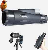 Monokulinis teleskopas 12-36 x 60 ED priartinimo monokuliaras (24 mm okuliaras + 60 mm objektyvas ir lęšis), atsparus vandeniui, su BAK4 prizme ir FMC objektyvu, adapteriu ir trikoju, skirtas laipiojimui, kamuolio žaidimams, laukinės gamtos stebėjimui