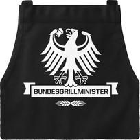 MoonWorks® BBQ prijuostė vyrams su užrašu "Hier grillt der Chef persönlich" [vokiečių kalba] Hipster Grilis, medvilninė prijuostė, virtuvės prijuostė