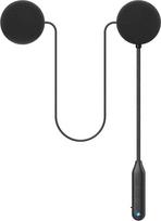 Motociklams skirtos „Bluetooth 5.2“ ausinės: lauko stereofoninė muzika ir balso mikrofonas, minkštas kabelis, ausinės su motociklo šalmo interkomo funkcija, universali šalmo garso sistema