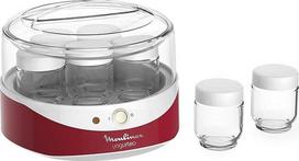 Moulinex Yogurteo YG2295 Jogurto gaminimo aparatas 7 stiklinės po 160 ml Įjungimo / išjungimo jungiklis Temperatūros lemputė Lengva naudoti Sveikos, ekologiškos, draugiškos aplinkai Dalys, kurias galima plauti indaplovėje