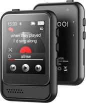 MP3 grotuvas su "Bluetooth 5.3", nešiojamasis muzikos grotuvas su FM radiju, diktofonu, "Micro SD" lizdu, garsiakalbiu, ausinėmis, jutikliniu ekranu, išplečiamas iki 512GB