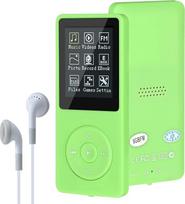 MP3/MP4 grotuvas, „Lychee“ atnaujinimas, 8GB skaitmeninis muzikos grotuvas, nešiojamas Hi-Fi garso grotuvas su vaizdo ir balso įrašymo funkcijomis, FM radiju bei elektroninių knygų skaitytuvu, palaiko iki 64GB (žalias)
