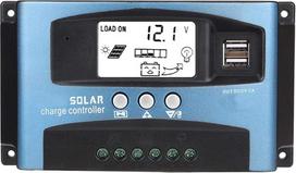 MPPT saulės energijos įkrovimo reguliatorius, MPPT 40/50/60/100 A saulės energijos įkrovimo reguliatorius su dviem USB jungtimis ir LCD ekranu, 12 V, 24 V (100 A)