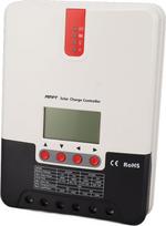 MPPT saulės energijos reguliatorius 30 A, 12 V, 24 V su LCD ekranu ir automatiniu ličio baterijos bei fotovoltinės sistemos atpažinimu, puikus šilumos išsklaidymas