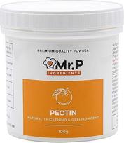 Mr.P Ingredients Pektinas NH 100 g stiklinė, obuolių pektinas, natūralus maisto tirštiklis, stabilizatorius vaisių užtepėlėms, pektinas uogienėms, želatina, veganiškas, be glitimo, be GV