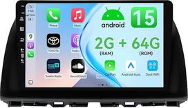 MSD 2+64G automobilių radijas su ekranu, skirtas „Mazda CX-5“ (2013–2016 m.) | „CarPlay“ ir „Android“ palaikantis automobilinis grotuvas be laidų | „Android 15“ 10,1 colio GPS navigacijos radijas | Valdymas nuo vairo, „Wi-Fi“, DSP, DAB, „Bluetooth 5.0“ |