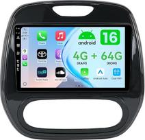 MSD 4+64G automobilių radijas su ekranu, skirtas „Renault Kaptur“ („Captur“) (2014–2019 m.) | „CarPlay“ ir „Android“ | „Android 16“, 9 colių GPS navigacijos radijas | Valdymas nuo vairo, „Wi-Fi“, DSP, DAB, „Bluetooth 5.0“ | Atbulinės eigos kamera |