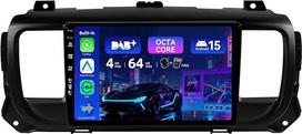 MSD [Integruotas DAB+] - Android 15 automobilinis radijas Citroen Jumpy 3 / Peugeot Expert / Toyota Proace / Opel Vivaro 2016-2021 radijo imtuvui | CarPlay Android automobilio vairo valdymas | 4G + 64G Octa-Core 2 DIN 9 colių
