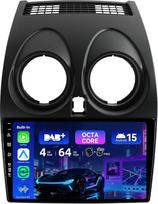 MSD [Įmontuotas DAB+] „Android 15“ automobilių radijas, skirtas „Nissan Qashqai J10“ (2006–2015 m.) modeliams, su GPS navigacija, „CarPlay“, „Android“, valdymu per vairo mygtukus, dviejų dažnių „Wi-Fi“, DSP, 4G + 64G, aštuonių branduolių procesoriumi, 2 D