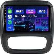 MSD [Integruotas DAB+] - "Android 15" automobilinis radijas "Renault Trafic 3" / "Opel Vivaro B" (2014-2021) GPS navigacijos radijas | "CarPlay" "Android" automobilio vairo valdymas DSP | 4G + 64G Octa-Core 2 DIN 9 colių |