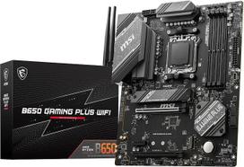 MSI B650 Gaming Plus WiFi pagrindinė plokštė (palaiko AMD Ryzen 7000 procesorius, AM5, DDR5 atminties pagreitinimas iki 6400+ MHz/OC, 2 x PCIe 4.0 x16, 2 x M.2 Gen4, Wi-Fi 6E, ATX)