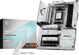 MSI B850 Gaming Plus WiFi PZ pagrindinė plokštė, ATX – suderinama su AMD Ryzen 9000/8000/7000 procesoriais, AM5 – DDR5 atminties spartinimas iki 8200+ MT/s (OC), PCIe 5.0 x16, M.2 Gen5, „Wi-Fi 7“, 5G LAN