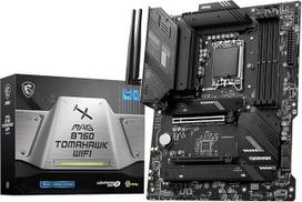 MSI MAG B760 Tomahawk WiFi pagrindinė plokštė, ATX - Palaiko 12-osios, 13-osios ir 14-osios kartos „Intel Core“ procesorius, LGA 1700-75A DrMOS VRM, DDR5 atminties pagreitinimą iki 7000+ MHz/OC, PCIe 5.0 x16, M.2 Gen4, „Wi-Fi 6E“