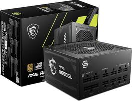 MSI maitinimo blokas „Mag A650GL“ 80 Plus, „Gold“, visiškai modulinis