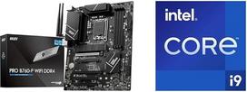 MSI PRO B760-P WiFi DDR4 motininė plokštė + "Intel® Core™ i9-14900KF" procesorius su 24 branduoliais