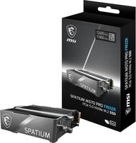 MSI SPATIUM M570 PRO FROZR SSD 2 TB su aušintuvu – PCIe 5.0 NVMe M.2, 12 400MB/s skaitymo ir 11 800MB/s rašymo greitis, 3D NAND, integruota duomenų apsauga – 1 400 TBW