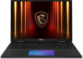 MSI Titan 18 HX AI A2XWJG-609FR: „Intel Core Ultra 9 285HX“ – 64GB DDR5 – 6 TB SSD – „Nvidia RTX5090“ 24GB – 18 colių UHD+ „Miniled“ 120 Hz – „Windows 11 Professional“