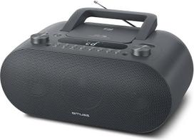 Muse M-35 BT CD Player Bluetooth, FM Radio, MP3 Player, USB, Mains and Battery Operated, Black