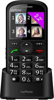 Myphone Halo 2 Negro Móvil Senior 2.2'' Cámara Vga Bluetooth Microsd Botón Sos Base De Carga