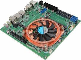 N21 8-lizdžių NAS pagrindinė plokštė su procesoriumi R7 5825U ir ventiliatoriumi, 8 SATA, 2 NVMe, 2 2,5G LAN, 1 PCIe 3.0 8x, 2 DDR4 – žaidimams ir ugniasienės funkcijoms
