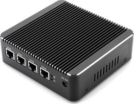 N2940 keturių branduolių ugniasienės mikroįrenginys, mini kompiuteris, maršrutizatorius su 8GB RAM ir 128GB SSD, 4 RJ45 1Gbps prievadais, suderinamas su „Pfsense“ ir „OPNsense“