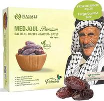 NABALI FAIRKOST FÜR ALLE Medjool Medjoul Datulės iš Palestinos - 100 % natūralios veganiškos, aromatingos, tradicinės, šviežios ir rytietiškos, be konservantų, 5 kg (pakuotė po 1), didelės/didelės