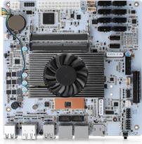 NAS pagrindinė plokštė su 8 lizdais, „Core i5-8265UES“, 2× i226-V 2,5GbE, „Mini-ITX“ pagrindinė plokštė serveriams, 8× SATA 3.0, DDR4 „barebone“, 2× M.2 NVMe (PCIe 3.0 x2), TF, PCIe x4 (su įvesties/išvesties rėmeliu)