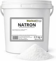 Natrio milteliai 2,5 kg - E500ii geriamoji soda - farmacinės kokybės/maisto klasės - tinka buičiai, vonios kambariui ir virtuvei